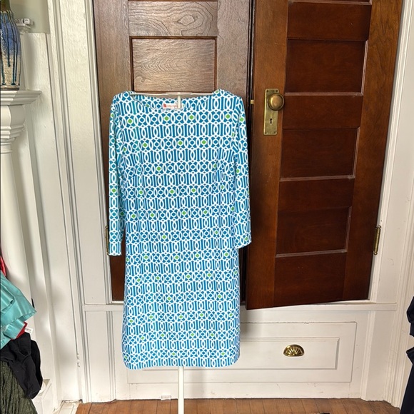 Jude Connally Dresses & Skirts - Jude Connally Blue‎ and White Dress